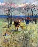 Charles conder An Early Taste for Literature Spain oil painting artist
